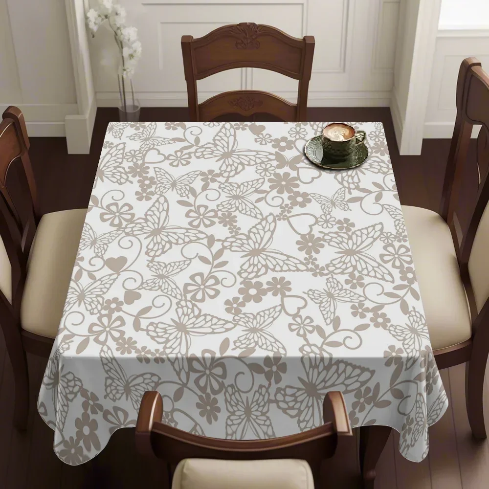 1pc Square Tablecloth, Modern Minimalist Fresh Creative Tablecloth Fabric Square Tablecloth, yzb