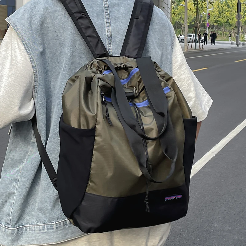 حقيبة ظهر خفيفة الوزن قابلة للطي بسعة كبيرة، مناسبة للمشي لمسافات طويلة والسفر والمغامرات الخارجية - أكتاف قابلة للتعديل