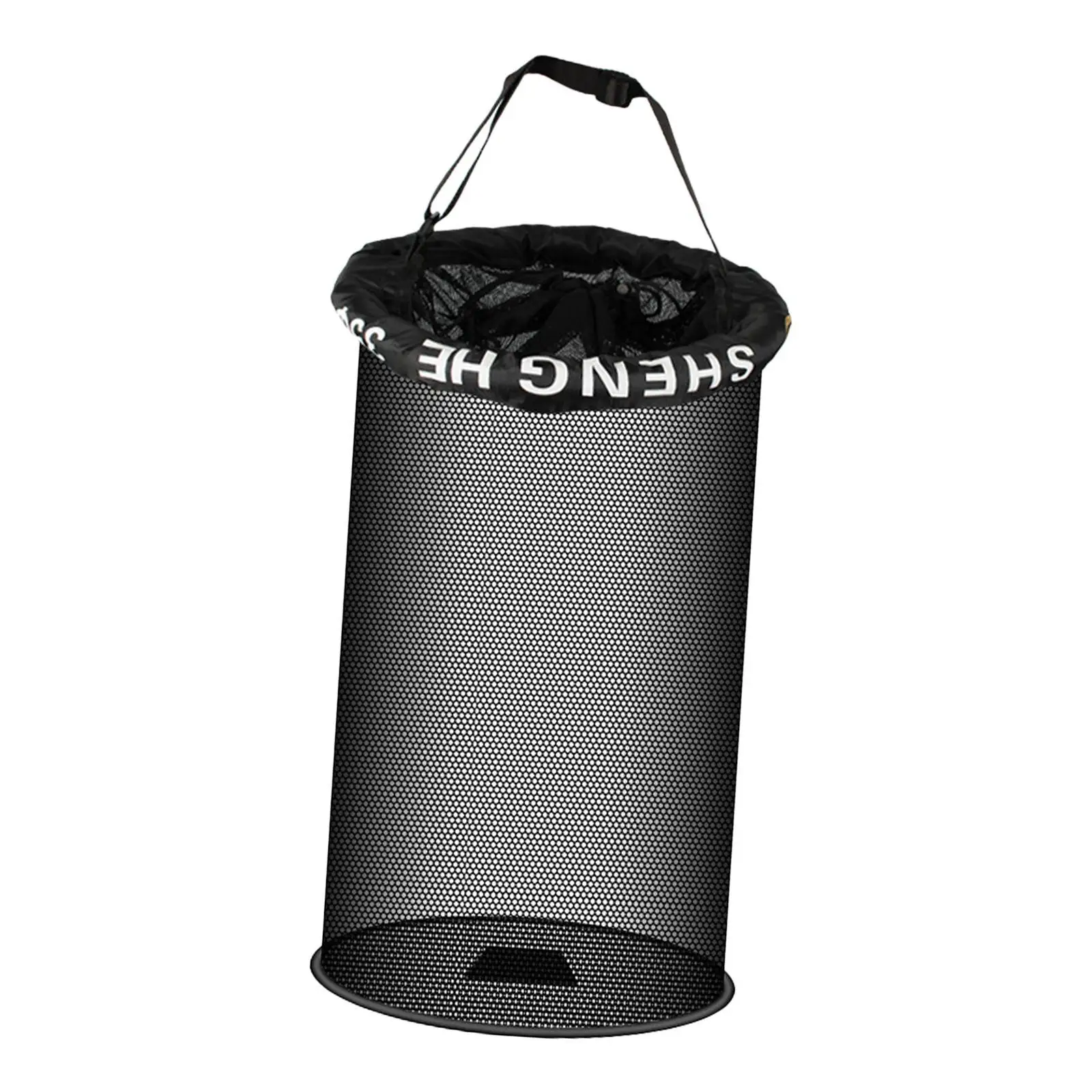 

Floating Fish Basket Lightweight Outdoor Foldable Nylon Bucket Fishing Fish Well for Caught Fish Trouts Minnows Shrimp Crayfish