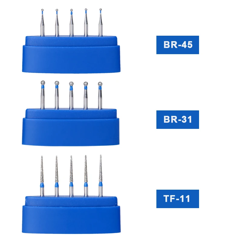 

5Pcs Dental Diamond Burs FG 1.6mm Polishing Burs Drills for High Speed Handpiece Dentistry Material Crown Cavity Preparation