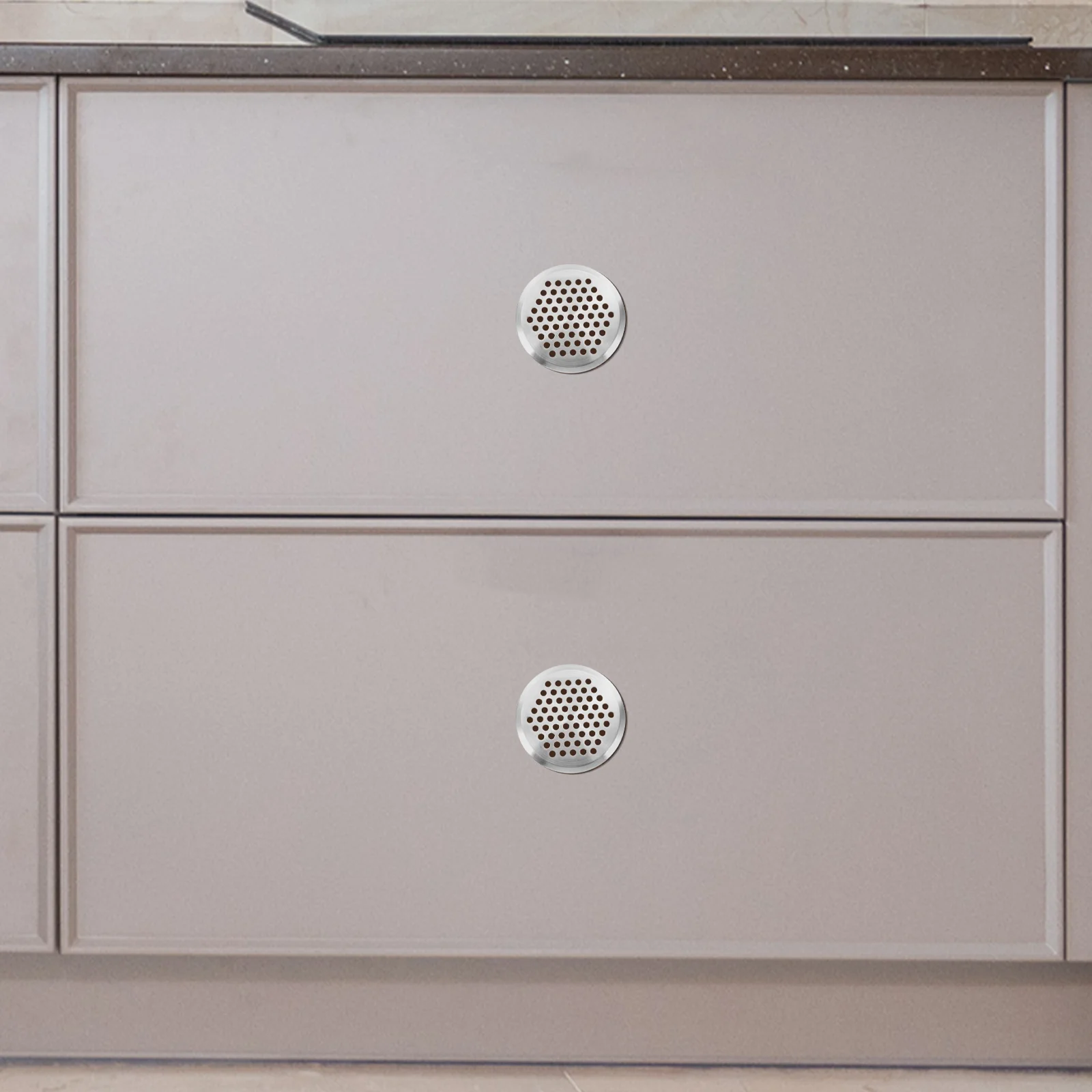 Orificios de ventilación de 12 piezas para armario, ventilación de aire para muebles, armario de Metal redondo pequeño de malla