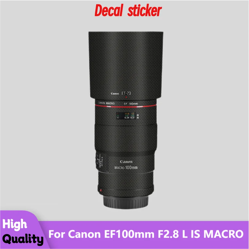 

For Canon EF100mm F2.8 L IS MACRO Lens Body Sticker Protective Skin Decal Vinyl Wrap Film Anti-Scratch Protector Coat