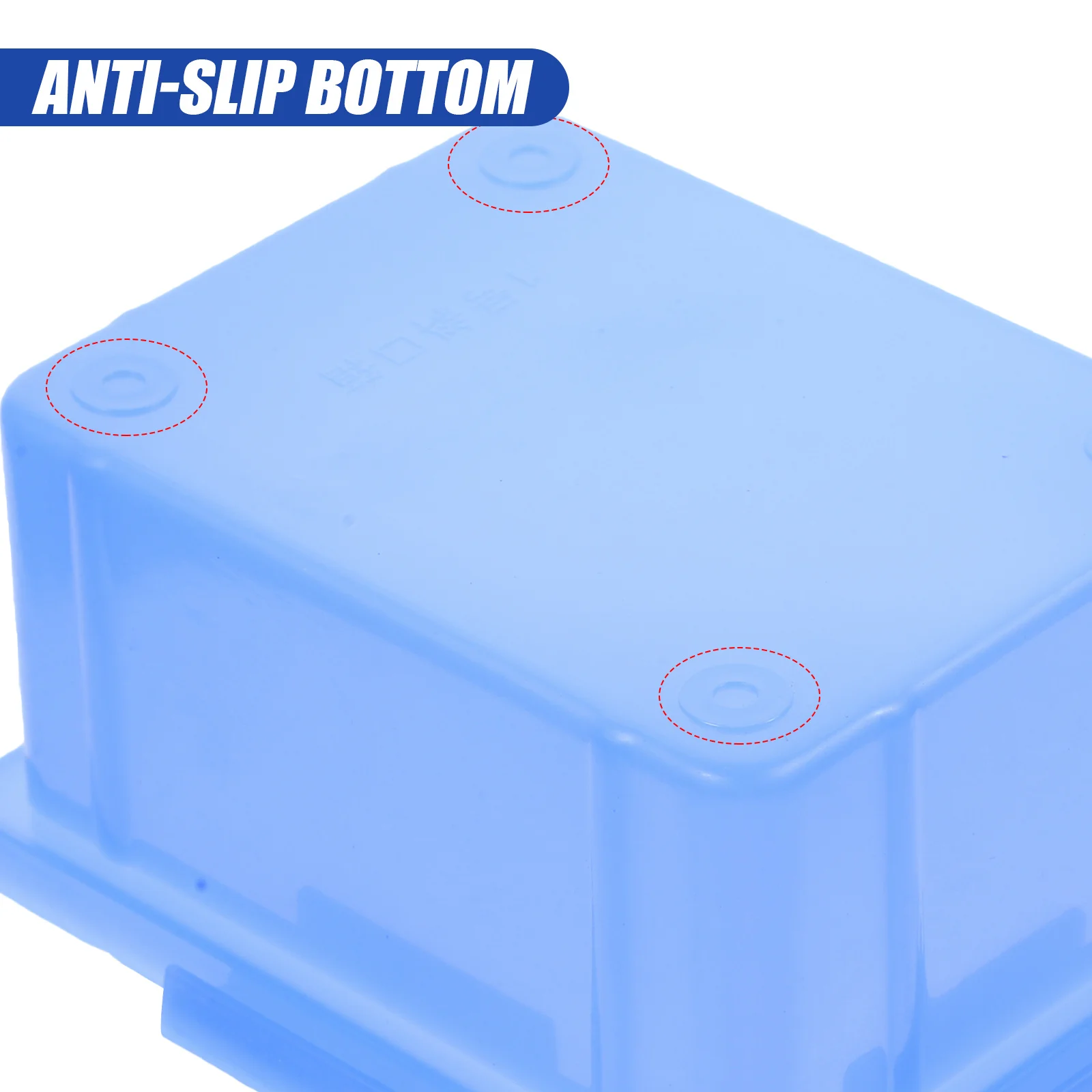 

6pcs Plastic Nesting Shelf Bin Boxes Storage Organizer for Warehouse Home Office Supplies Stackable Container NEW