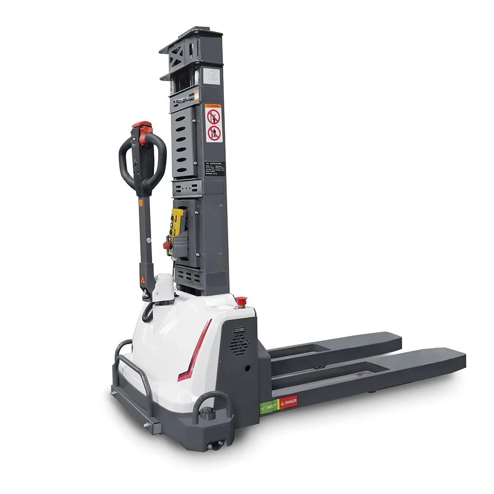 CE Certification Hot Selling 1.5T 4.5m Electric Forklift Stacker Electric Automatic Elevator Electric Stacker Pallet Stacker