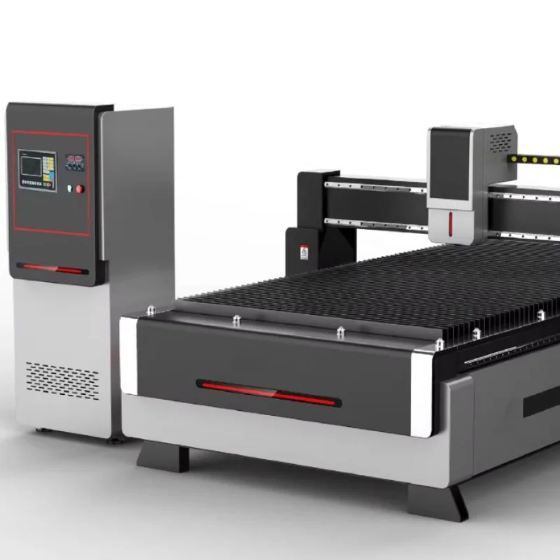 LP Cnc Metal Cutting Machine, Fiber Laser Cutting and Drilling Plasma Cutter