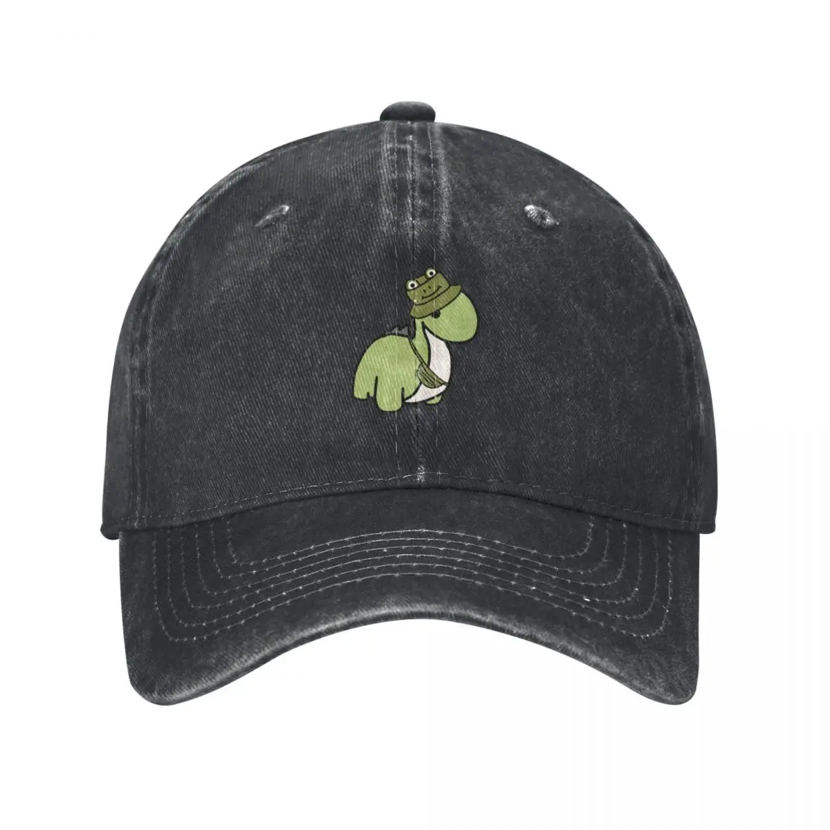 Dinosaur in a Frog bucket Hat Baseball Cap custom Hat Hat Man Luxury Mens Caps Women's