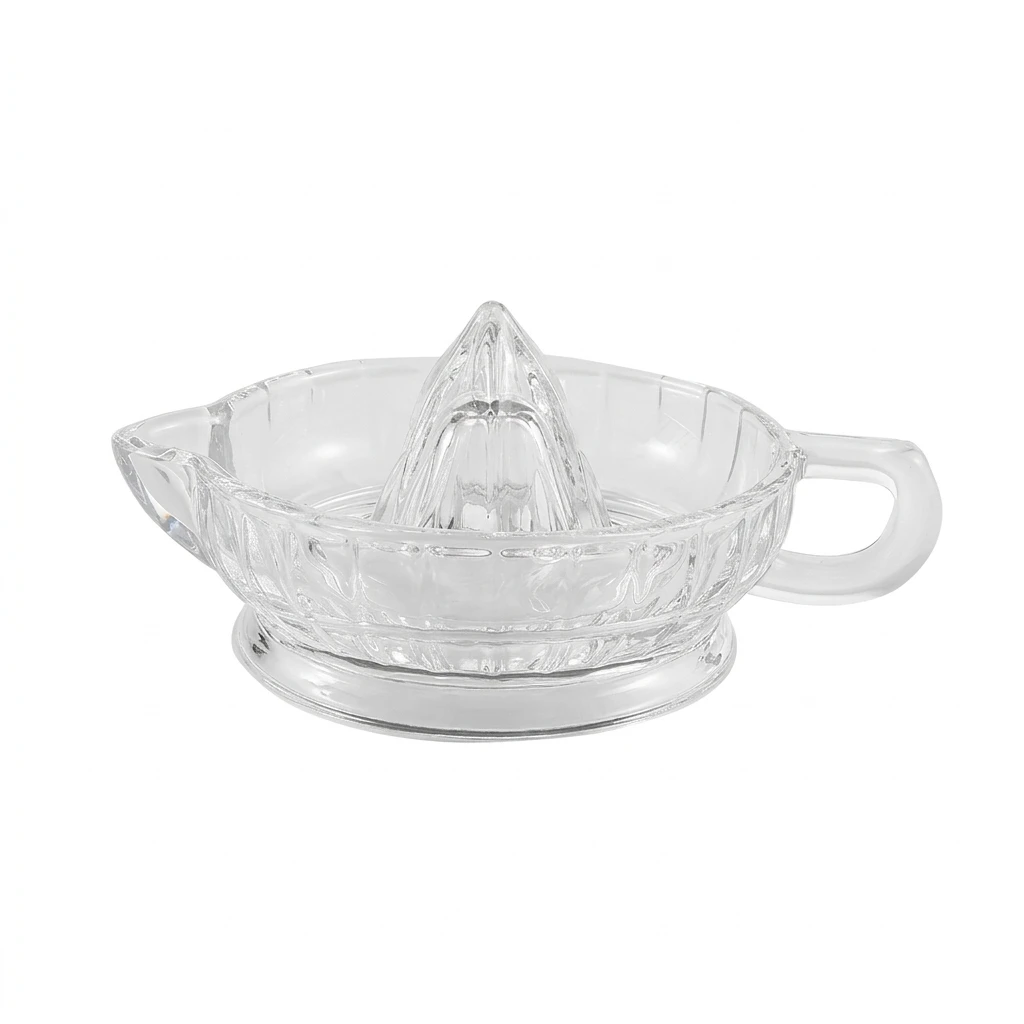 Professional Citrus Juicer Manual Squeezer Cup for Kitchen Daily Use Borosilicate Glass Lemon Orange Extractor Durable Tool