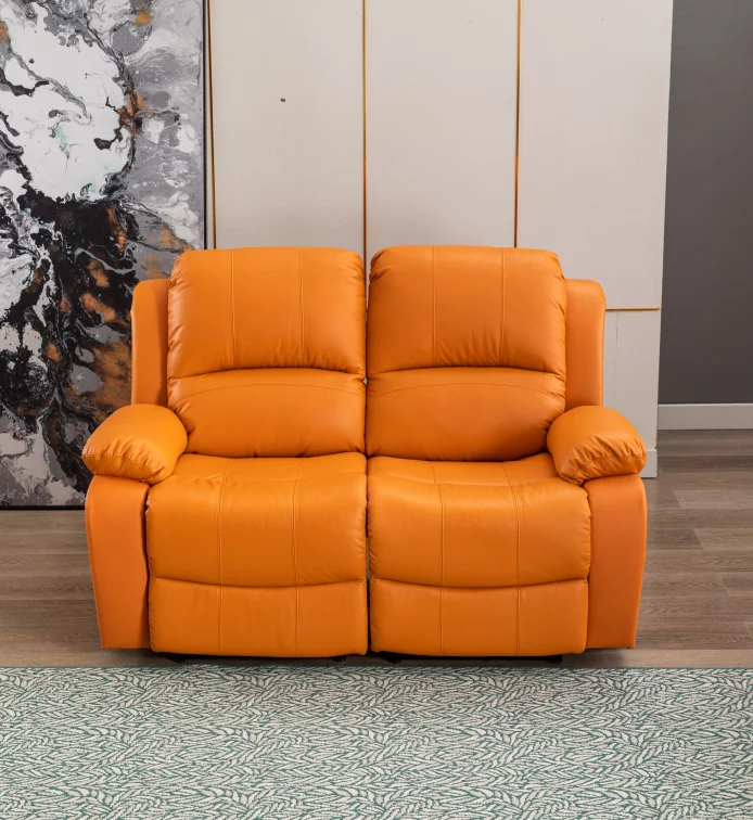 

Love seat leather recliner chair bedroom sofa living room sofa