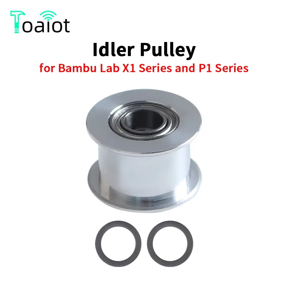 Toaiot Idler Pulley for BambuLab X1/P1 Series XY Belt Tensioner Idler Pulley Bore 5mm for X1/X1C/P1P/P1S 3D Printer Accessories