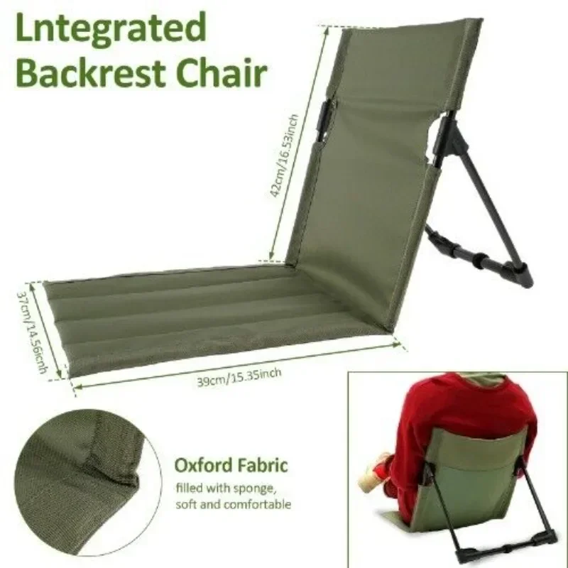 Chair Camping Chairs Lightweight Outdoor Oxford Cloth Picnic Folding Chair Recliners Fishing Furnishings Comfort Stadium Chairs