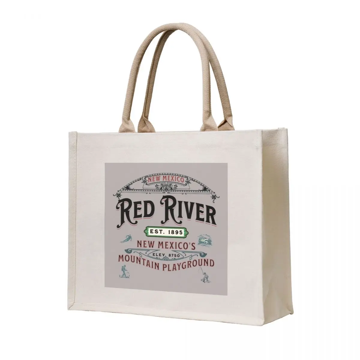 

Red River New Mexico Mountain Playground Tote Bag bags for women Shopper handbag sacs de shopping university shopper bag