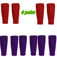 5 pairs of adult basketball football sports socks men's leg guards adult leg guards competition professional protective socks wo