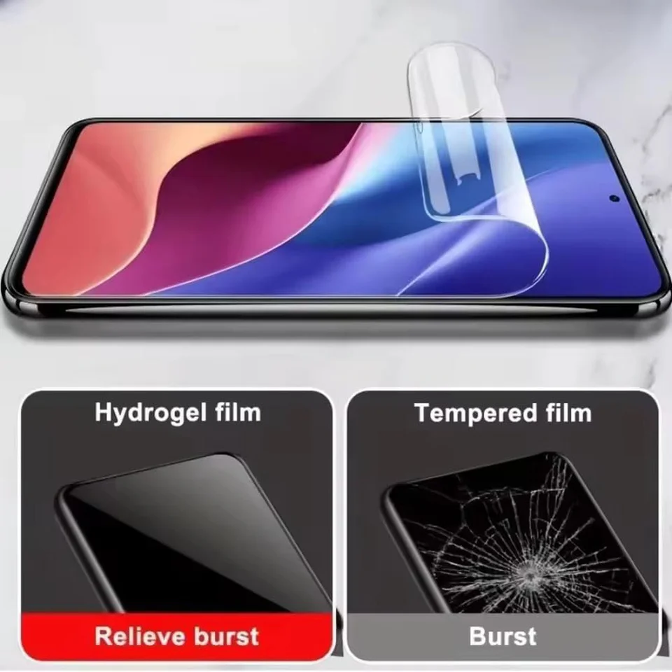 4 piezas de película de hidrogel de cobertura completa para Samsung Galaxy S23 S10 S20 S21 S22 S24 Ultra Plus FE A14 A23 A34 A54 3