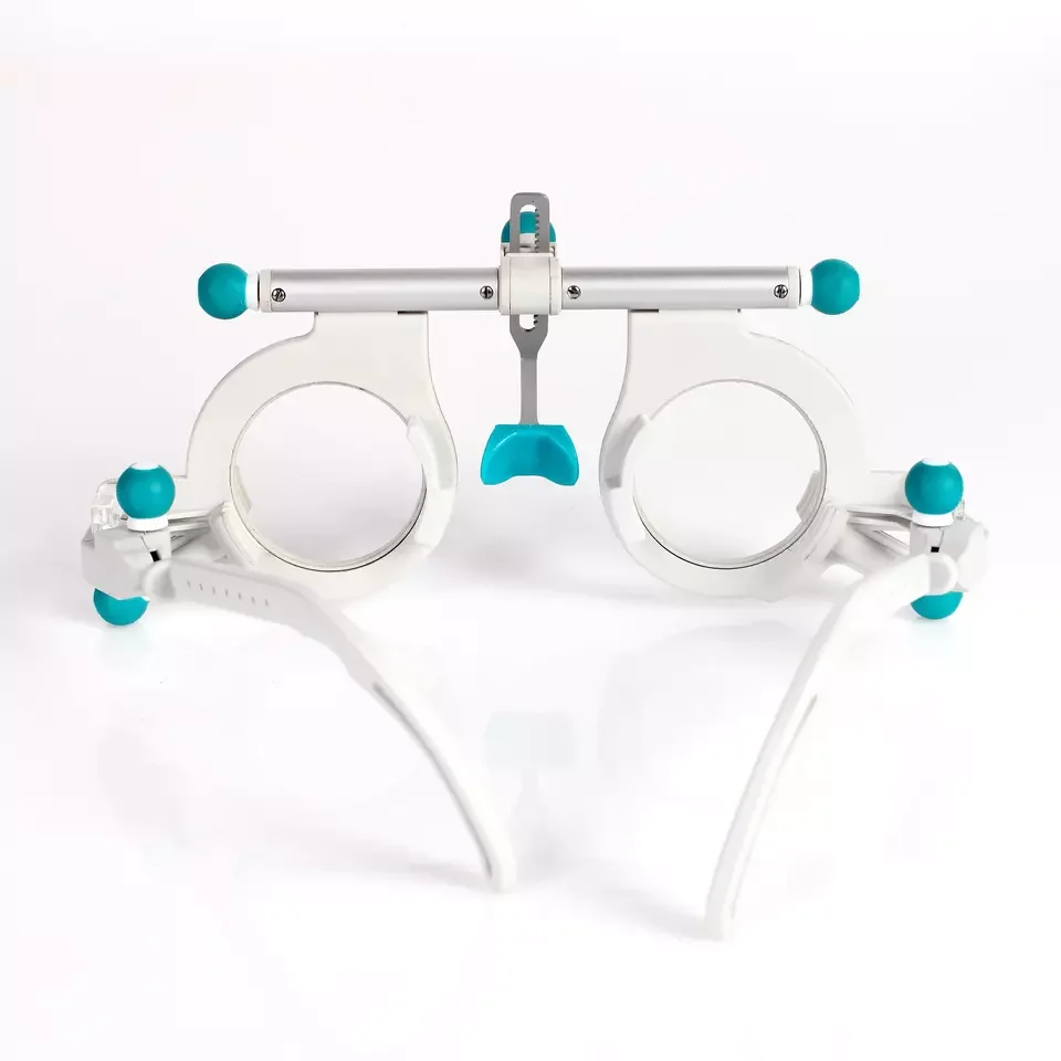 กรอบแว่นทดลองไทเทเนียม อุปกรณ์ตรวจวัดสายตา กรอบแว่นทดลองเลนส์ สำหรับนักตรวจสายตาและร้านแว่นตา กรอบแว่นทดลองสำหรับการทดสอบ