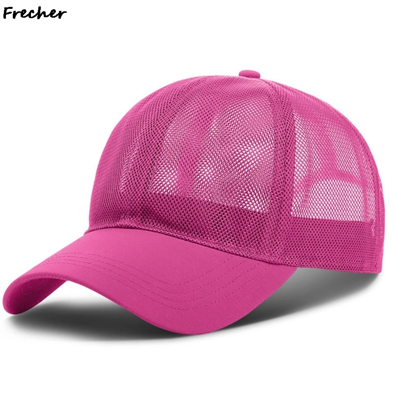 Men Women Cycling Casquette Hat Running Fitness Visors Cap Summer Outdoor Sports Snapback Hats Full Mesh Caps Breathable Net