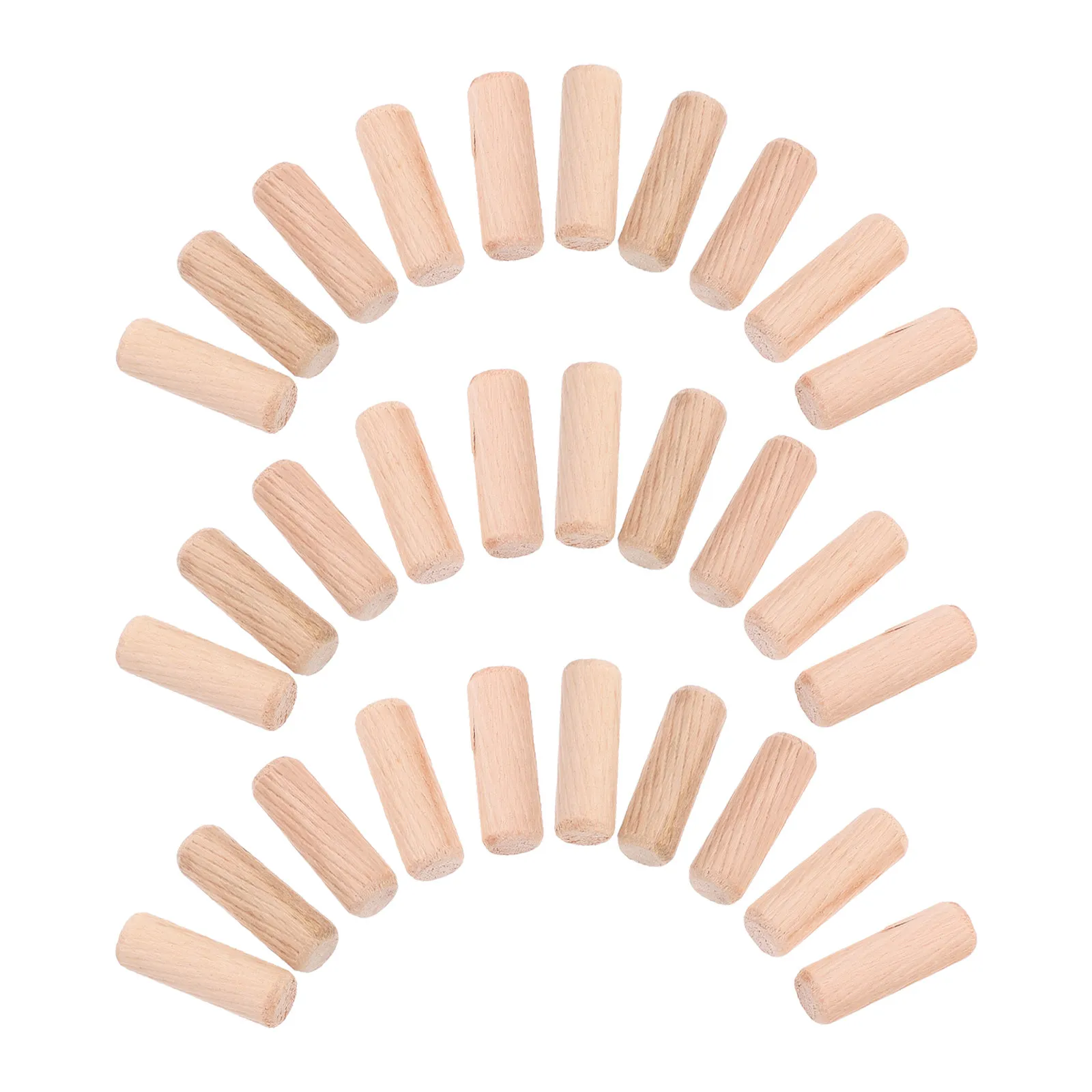 100Pcs Wooden Dowel Rods 10Mm Diameter Smooth Hardwood Dowels for Furniture Assembly Crafting Wood Pegs Dowel Pins Wood Craft