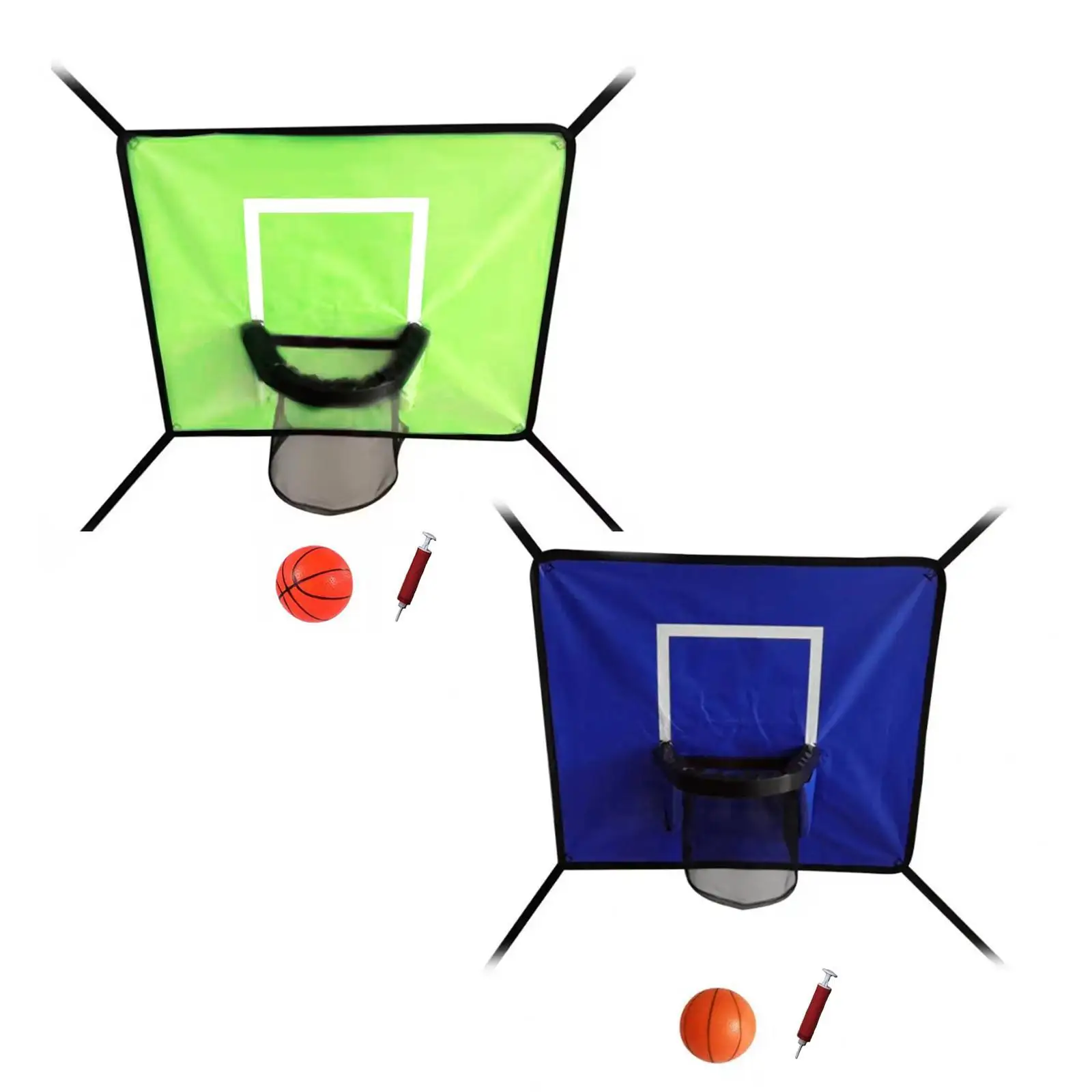 

Mini Trampoline Basketball Hoop Children Trampoline Waterproof Universal Easy to