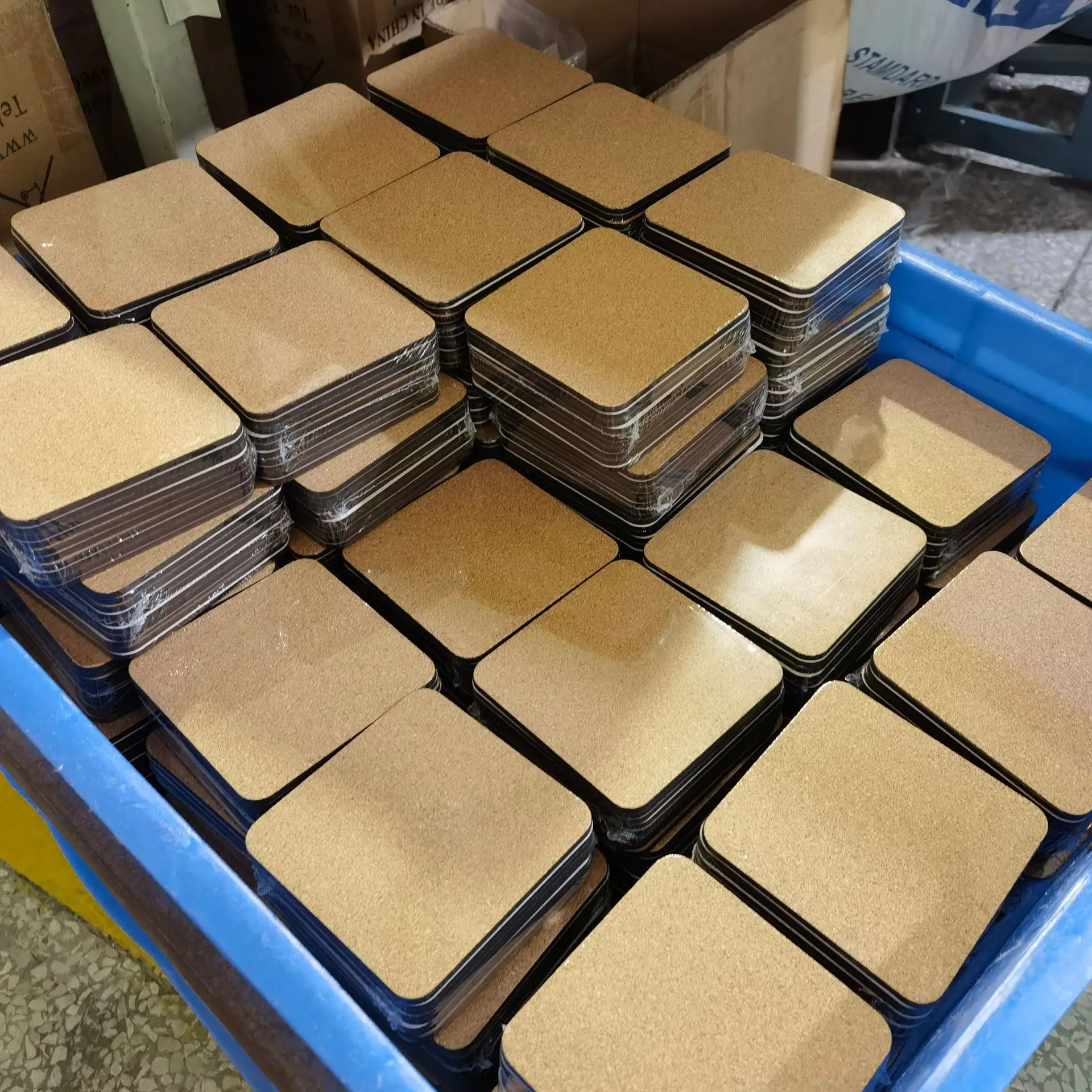 20pcs/lot Sublimation Blank Coaster MDF Wood Cup Mat Pad For Sublimation ink Transfer DIY