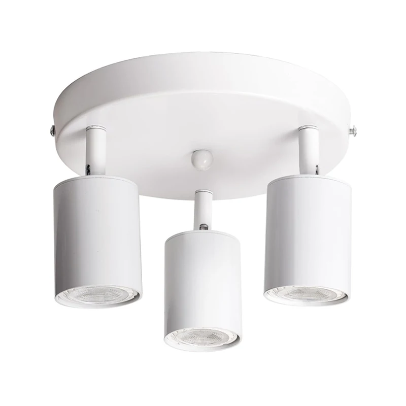 Ceiling Lamp LED Track Light for Bedroom Corridor Shop TOP Chandelier GU10 Bulb Replacement Lighting LED Spotlights Adjustable