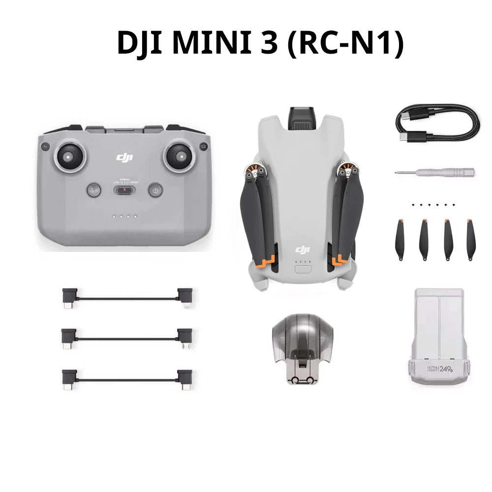 طائرة بدون طيار DJI Mini 3 الأصلية ، العلامة التجارية الجديدة ، متوفرة في المخزون