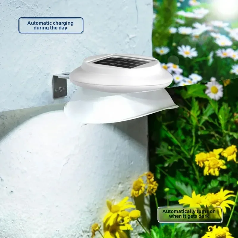 Solar Wall Lamp Outdoor Waterproof LED Solar Garden Lights Balcony Stairs Street Lighting Solar Powered Lamps Home Decoration