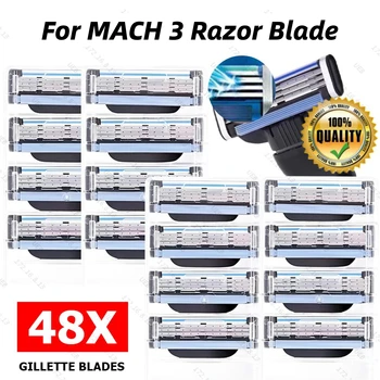 Paslanmaz Çelik Erkek tıraş bıçağı 3 Katmanlı Klasik Manuel Sakal Tıraş Makinesi tıraş bıçağı Gillette Mach 3 Vintage Jilet Aksesuarları