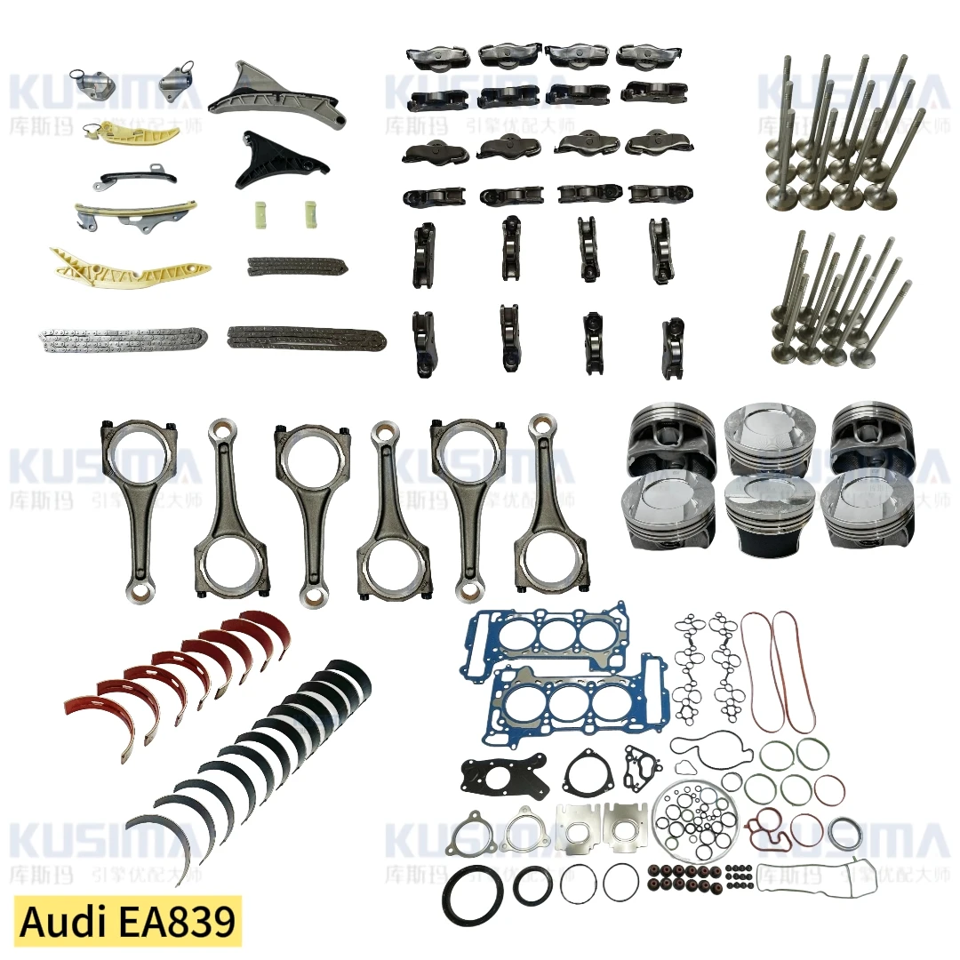 Oem Quality EA839 Engine Rebuild Kit Timing Chain Kit with Tensioner for audi vw EA839 3.0 3.0T Porsche 2.9 2.9T New 9A710922900