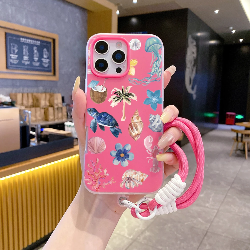 Telefoonhoesje van TPU met col - Lanyard Phone Strap recensie en prijs
