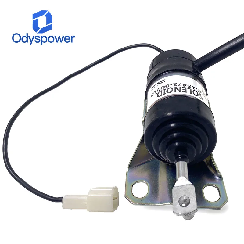 

15471-60010 DC12V 24V Diesel Engine Fuel Shutoff Stop Solenoid Stop Solenoid Valve For Generator Parts Kubota OEM 052600-100