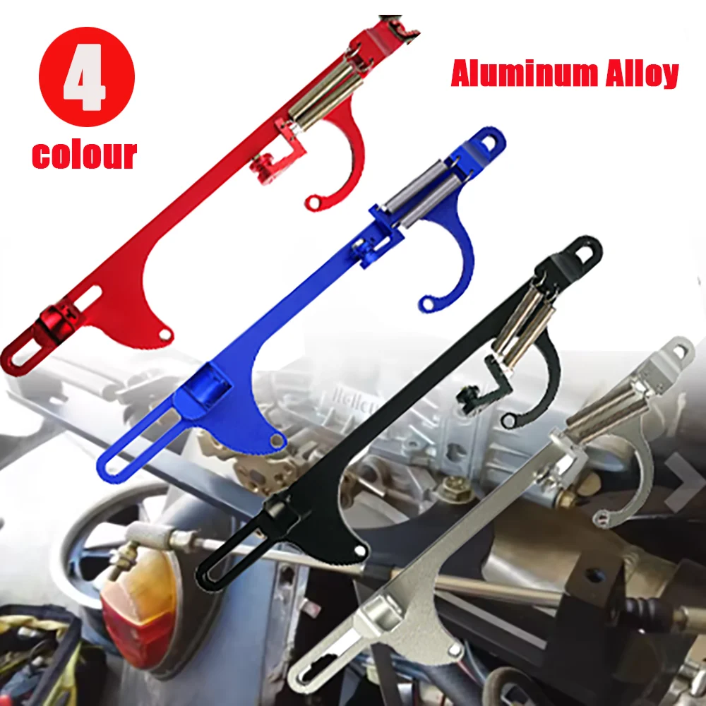 Racing Car Aluminum Engine Throttle Cable Bracket for 4150 4160 Series Carburetor 350 Black Red Silver Blue