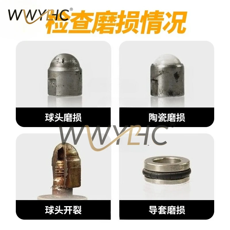 Ultra High Pressure Washer Pump Head Accessories 1811/1814/360C Car Washing Machine Copper Block Pressure Regulating Valve