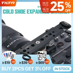 TILTA TA-CEB-B Dual Cold Shoe Expanded Bracket 1/4’‘-20 Threads NATO rail Adjustable Cold Shoe Accessory Mounting Brackets