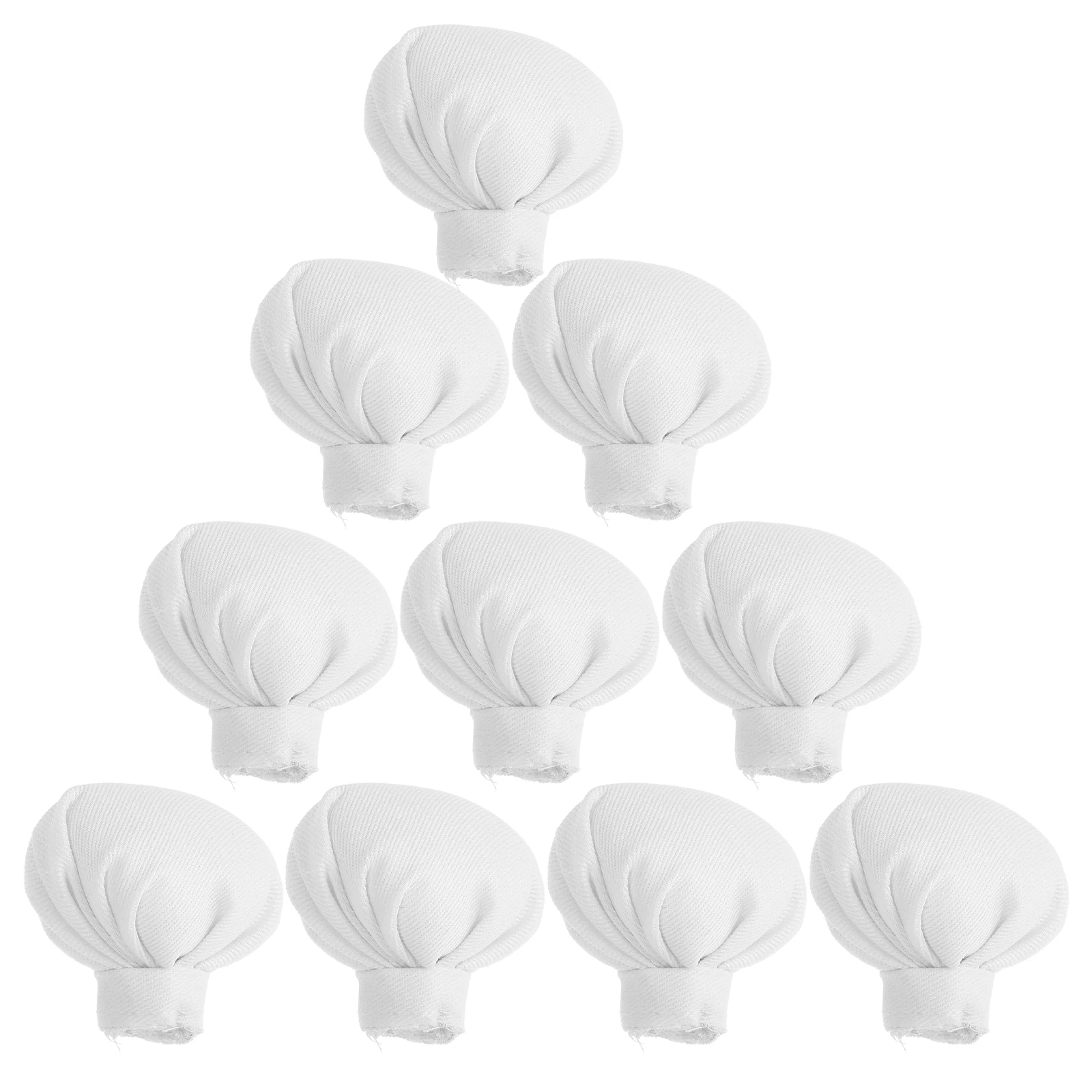 

10pcs Hats Cute Fabric Accessories Dollhouse Decorations Craft Supplies Tiny Hat Charms Miniature Decor