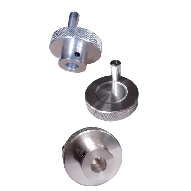 CNC Knurling ตารางเลื่อนสกรูลูกบิด Crank 5/6/7/8/10/12 มม.หมุนจับนูน Stepper มอเตอร์ตําแหน่งมือล้อ