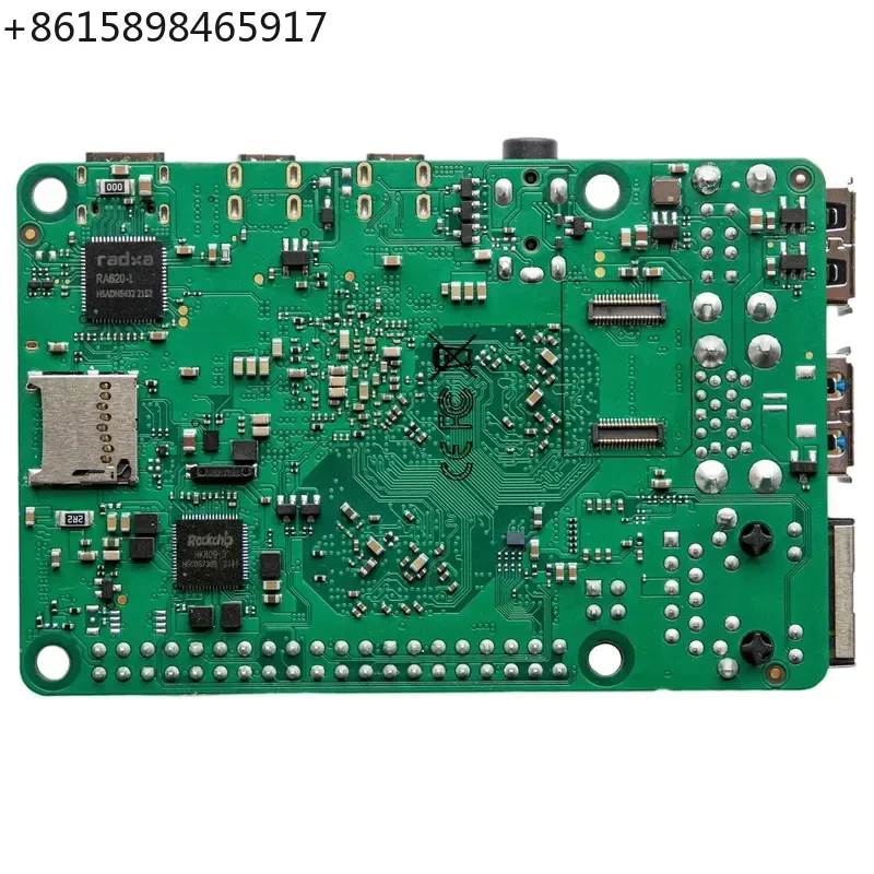OKdo RADXA ROCK 4 Model C+ 4GB Single Board Computer Rockchip RK3399-T Arm Cortex-A72 Cortex-A53