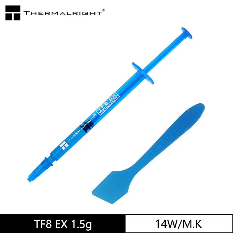 Thermalright TF8 EX 2,9 г/1,5 г Термокремниевая смазка для процессора 14 Вт/синяя/непроводящая/высокопроизводительная теплопроводность