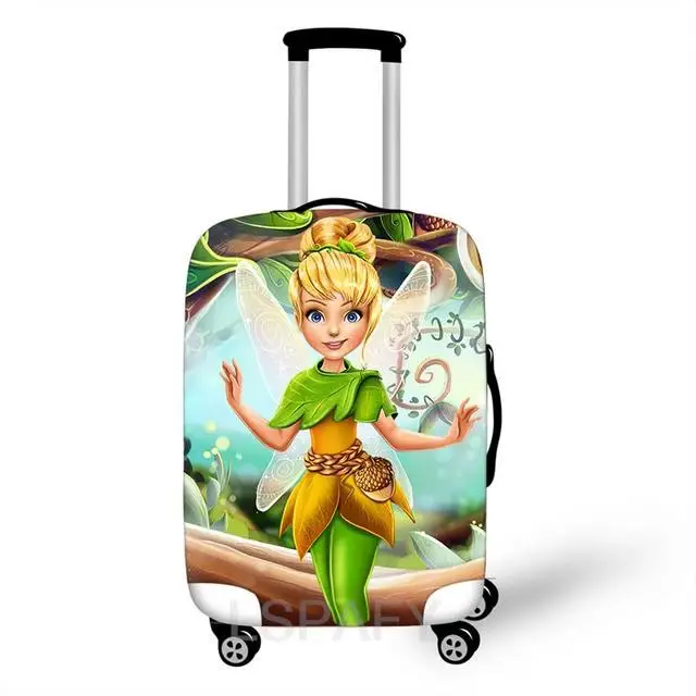 Disney Tinker Bell Elastic Thicken Luggage Suitcase Protective Cover Protect Dust Bag Case Cartoon Travel Cover