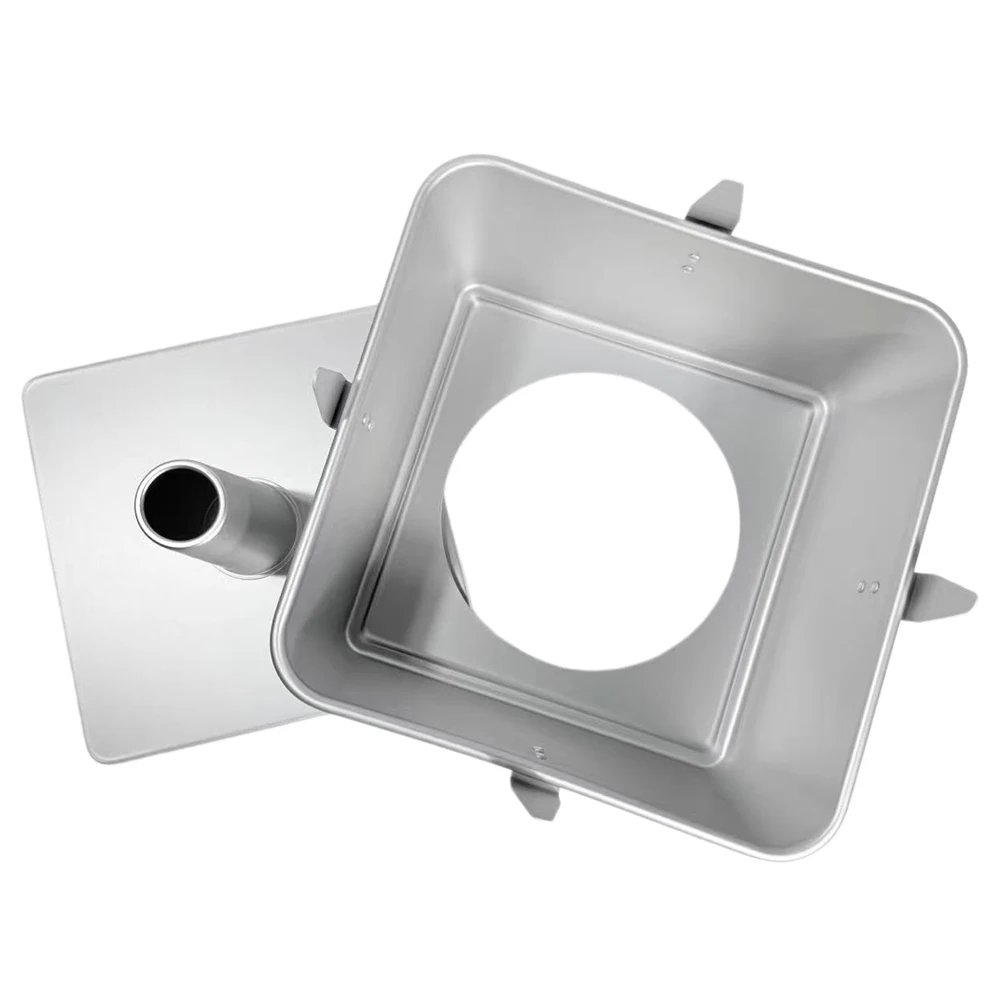 Aluminum Cake Pans Non-stick Hollow 10-inch Cake Square Mold For Baking Chiffon Pound Cake Removable