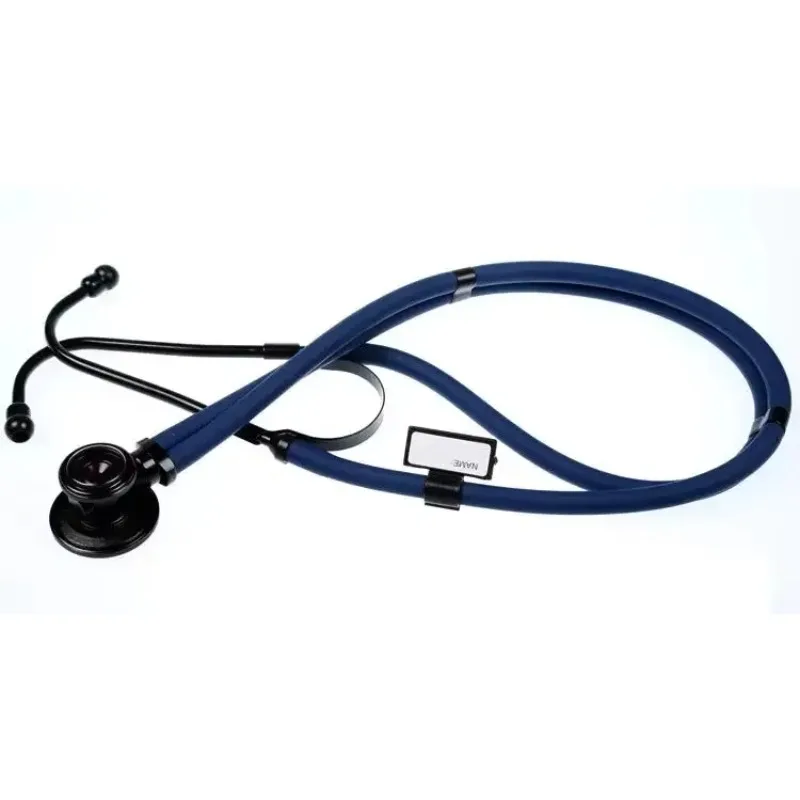 Multi-function stethoscope double-sided double-tube stethoscope to listen to fetal heart extended luxury black plating