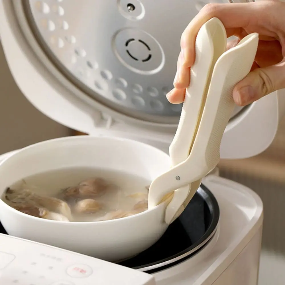 Minimalist Style Silicone Anti Scalding Clip Gripper Non-slip Anti Scalding Holder Meal Bowls Tongs Durable Kitchen Bowl Clip