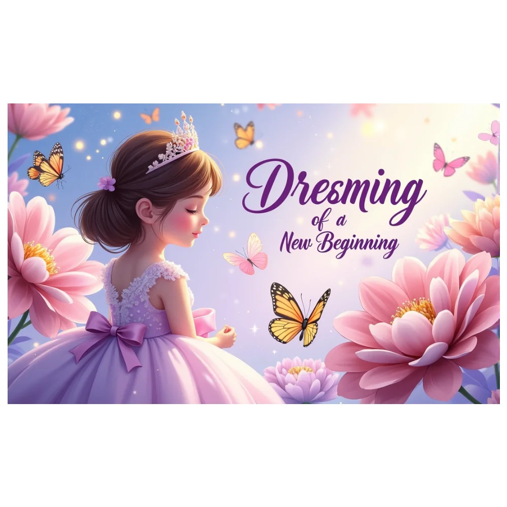 Tale Decor Magical Beginning Girl Room Display Pretty Girl Backdrop for Weddings