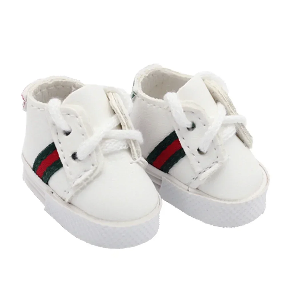 Buty sportowe Labubu 4x1,8 cm - zestaw skórzany/tkaninowy do samodzielnego montażu w wielu stylach