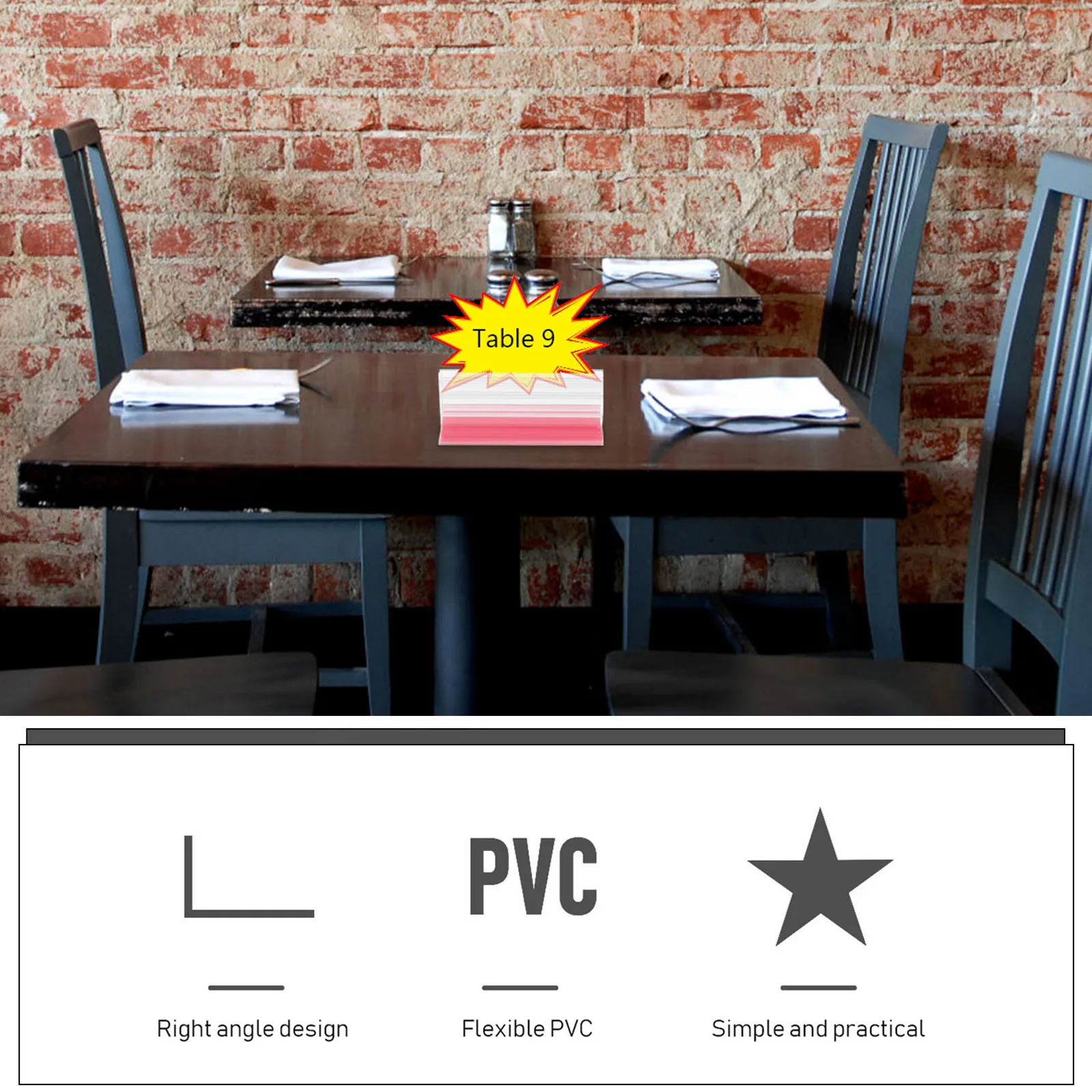 20 قطعة حامل الإعلان البلاستيكية حامل التسمية الشفافة لمتجر البيع بالتجزئة العطس الحرس كونترتوب تسجيل عرض الرف شارة السعر الرف #1