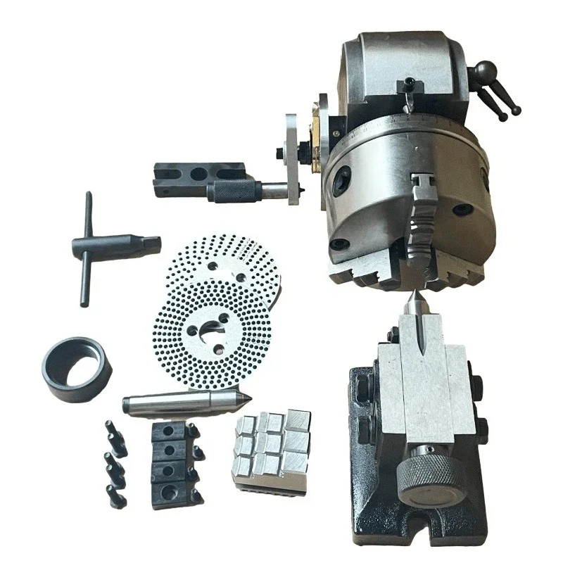 Indexing fixture Milling machine Hand quick indexing head 100 indexing head with chuck tail seat