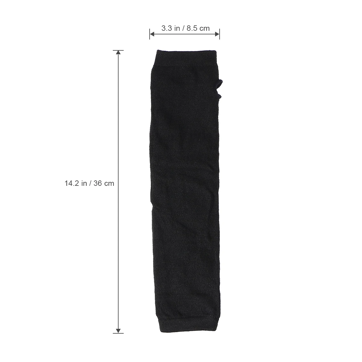 

Half Finger Gloves Black Long Sleeve Men Women Arm Warmers Thumb Hole Fingerless Mesh Winter Knitted Gloves Breathing Soft