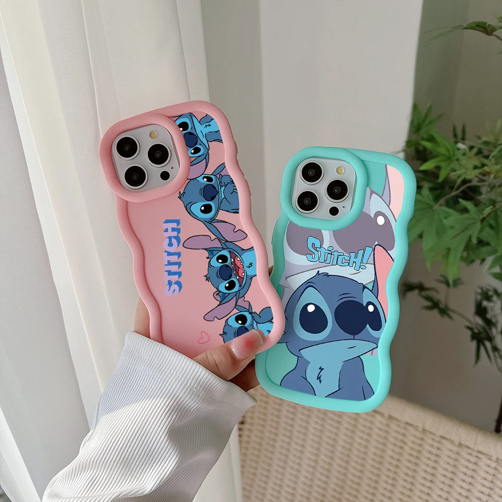 Stitch Love Big Eye Cute Phone Case for OPPO A7 A9 A15 A16K A17 A31 A38 A53 A54 A55 A57 A58 A74 A76 A79 A92 A98 4G 5G Cover