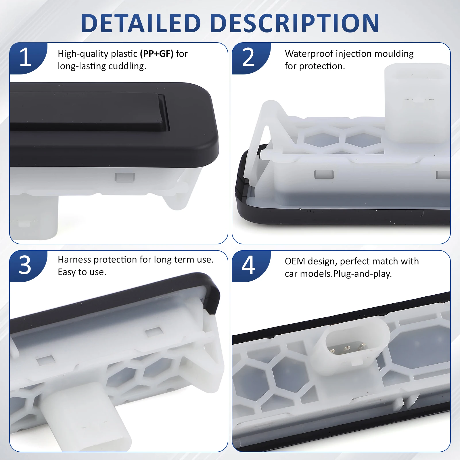 

New Car Tailgate Lift Release Switch Rear Trunk Lid Opening Button Switch For Jeep Renegade 2016 L4 2.4L OEM 68247422AB 52030365