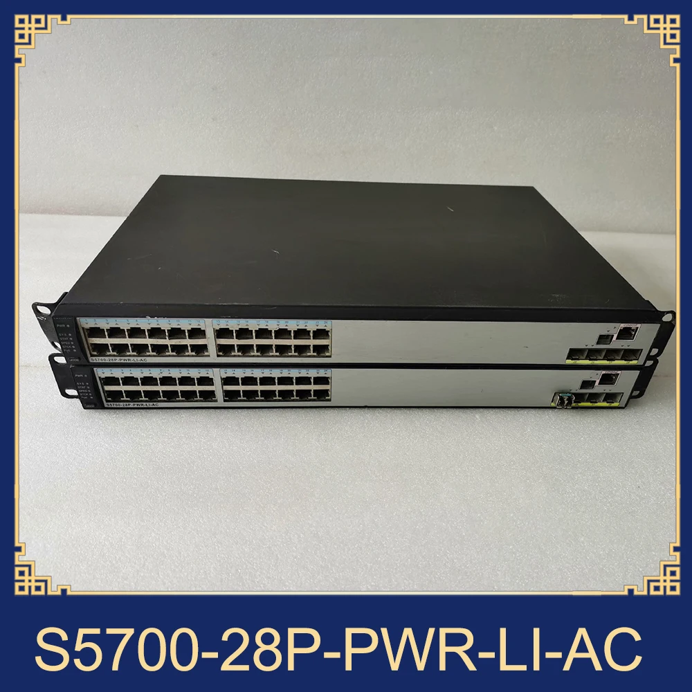 1pcs 24-port Gigabit POE Switch  S5700-28P-PWR-Li-AC