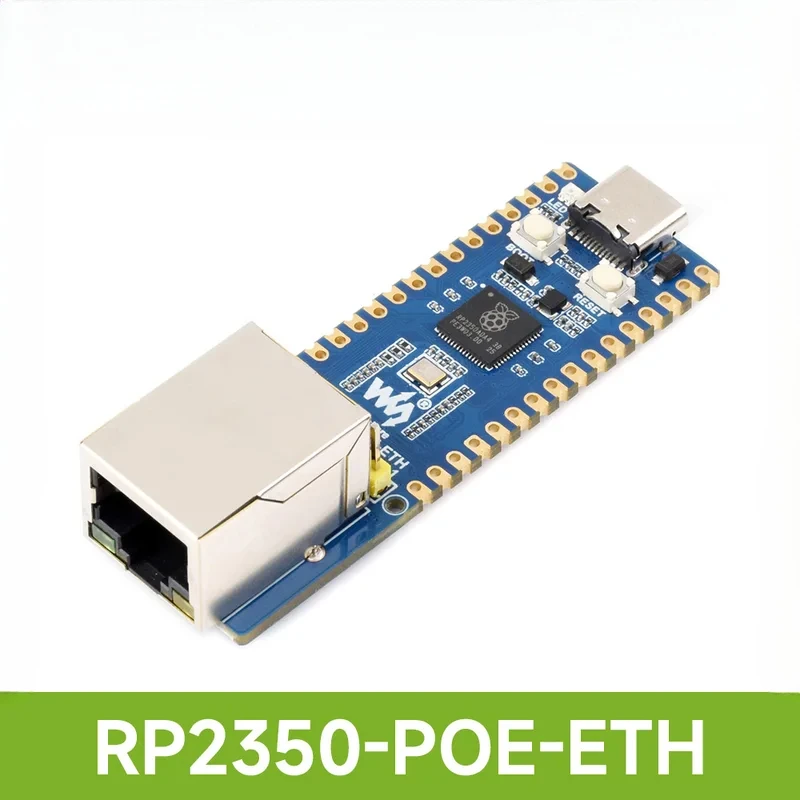 RP2350-POE-ETH Development Board, Dual-Core Dual-Architecture, W6300 Ethernet Controller, Supports PoE Expansion