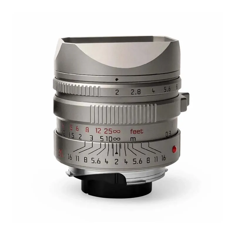 Light Lens Lab 35mm F2 Apochromatic ASPH Lens Sumicron M Titanium Black Paint Chrome for Leica M6 M7 M9 M10 M240 M240p Camera